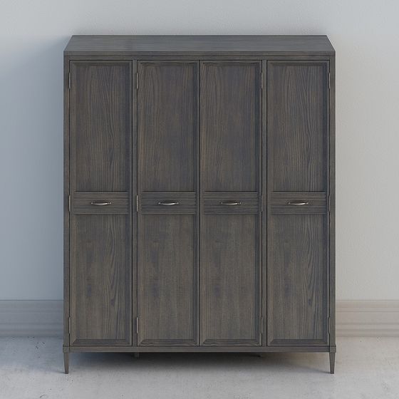 Elegant 3D Furniture Cabinet Model for Modern Interiors