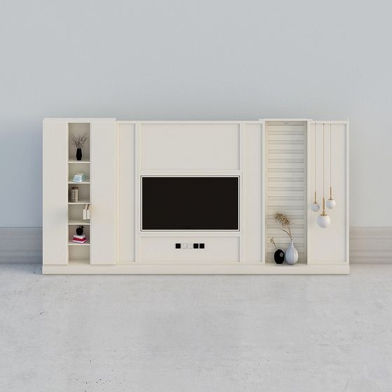 Modern Minimalist TV Cabinet 3D model