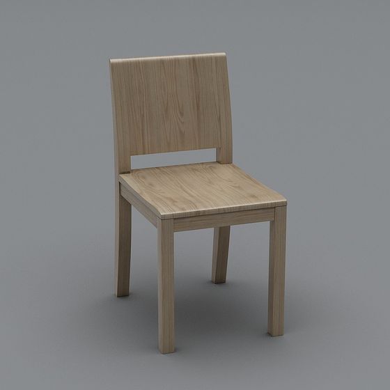 Stylish Low-Poly Chair 3D model for Various Projects