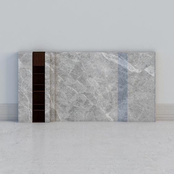 Minimalist Bookshelf 3D model