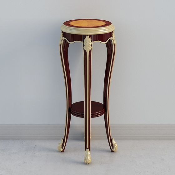 Elegant Round Table 3D model