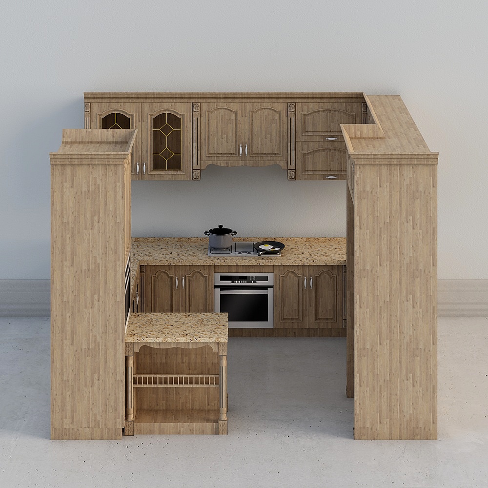 Solid wood cabinet 1