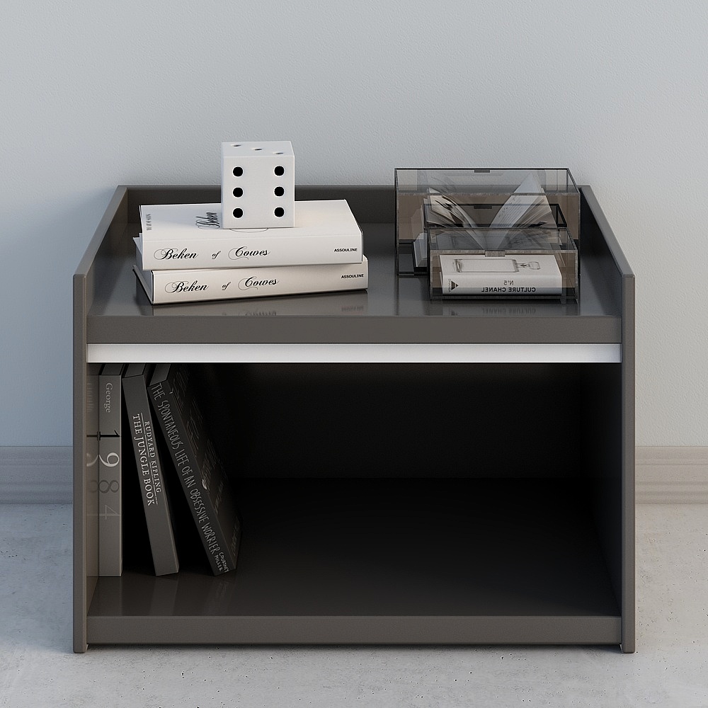 Urban Corner Bookshelf 3D model