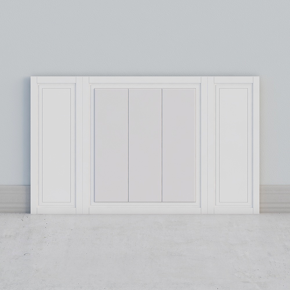 Background wall of modern bedroom