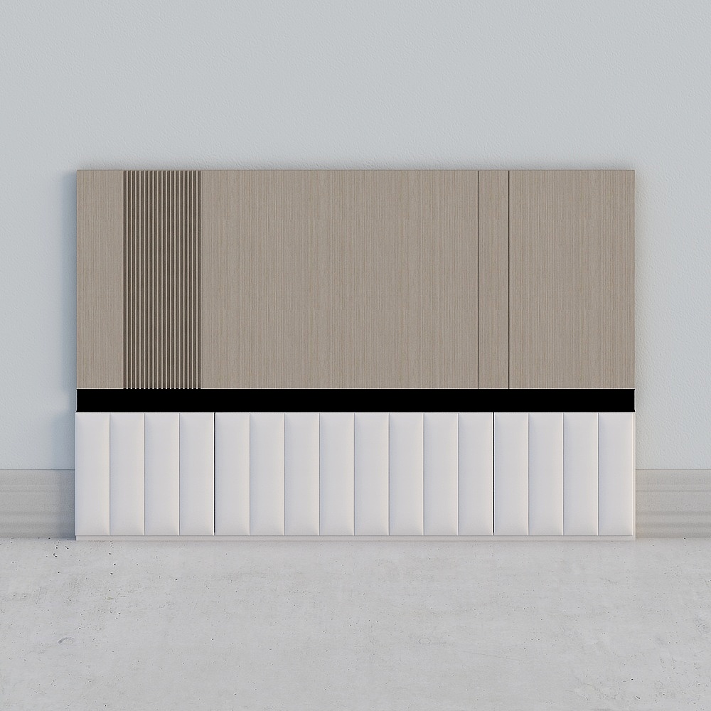 Background wall of modern bedroom