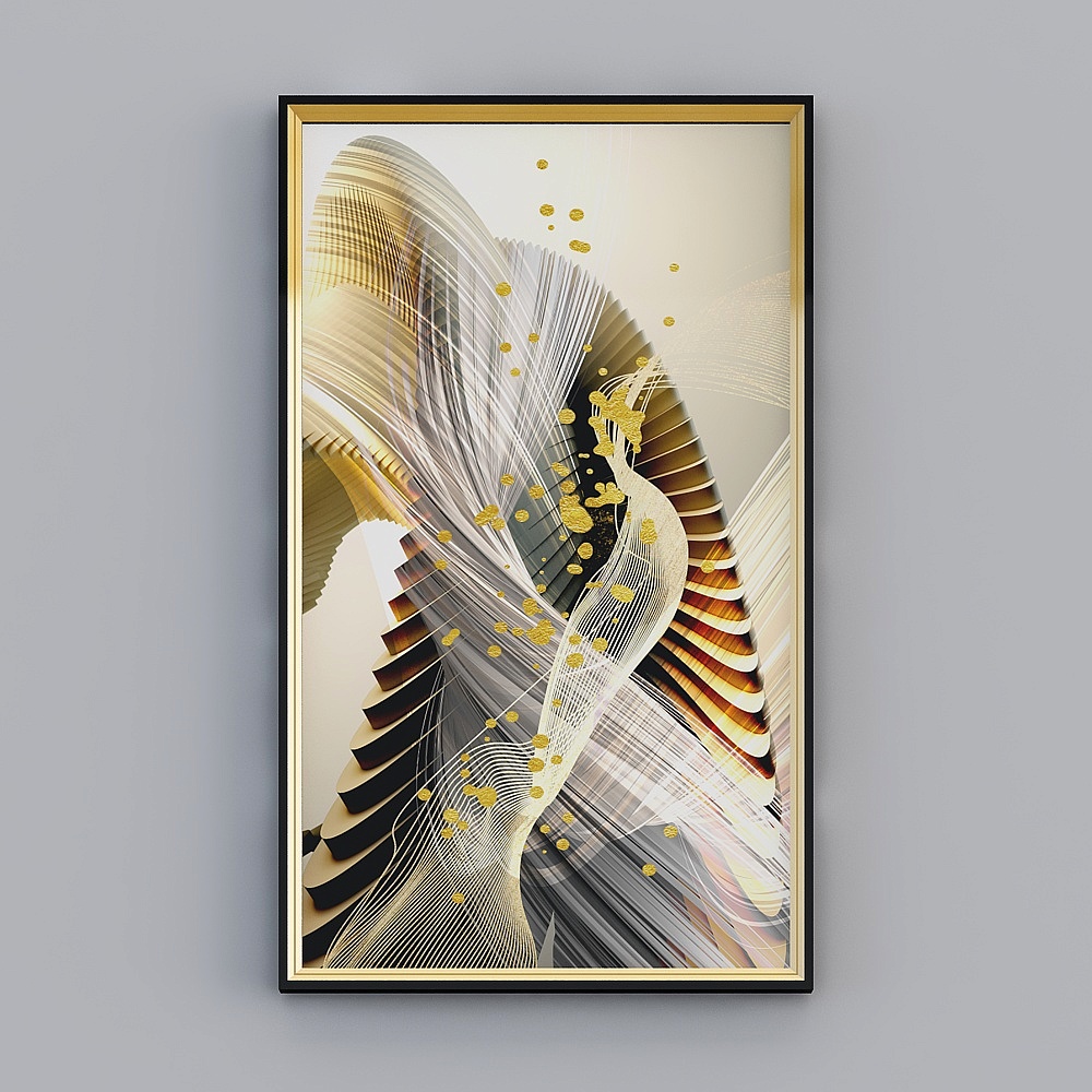 Glorious Fine Paintings - Simple Modern - GF-25790 - Abstract Pattern Decorative Paintings