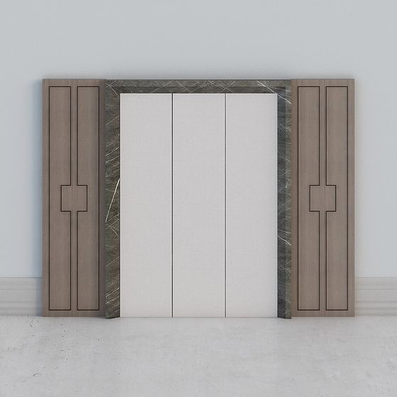 Elegant Modern Door 3D model