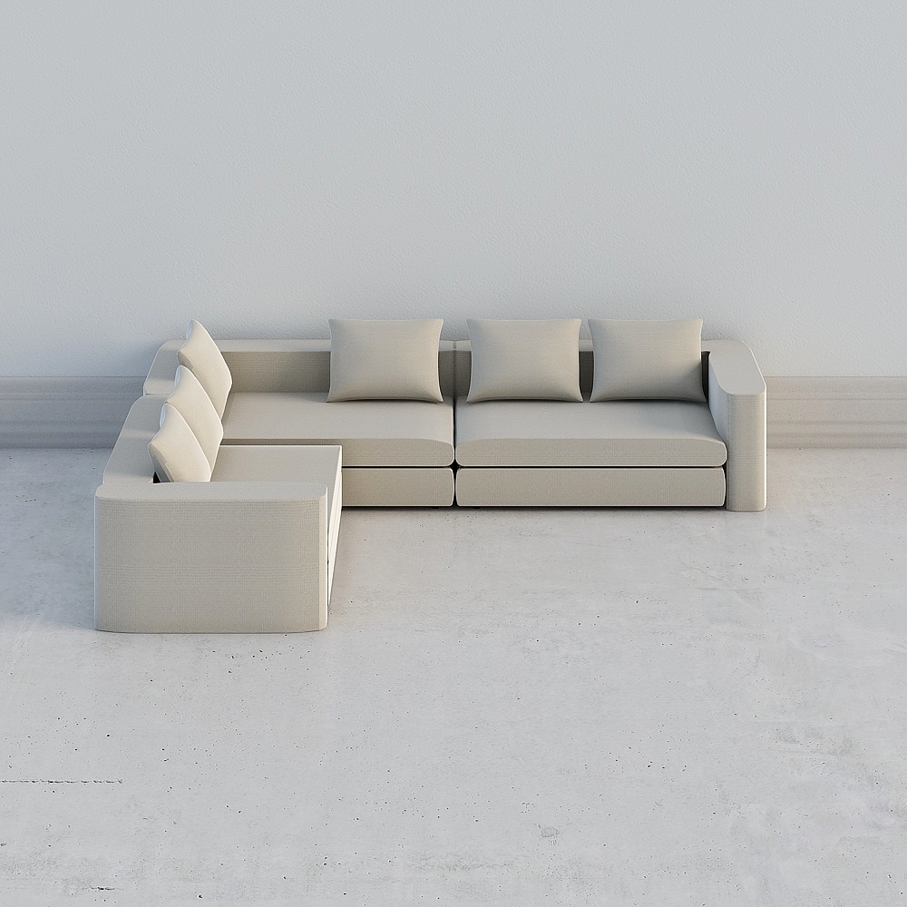 Cái ghế sô pha ở góc