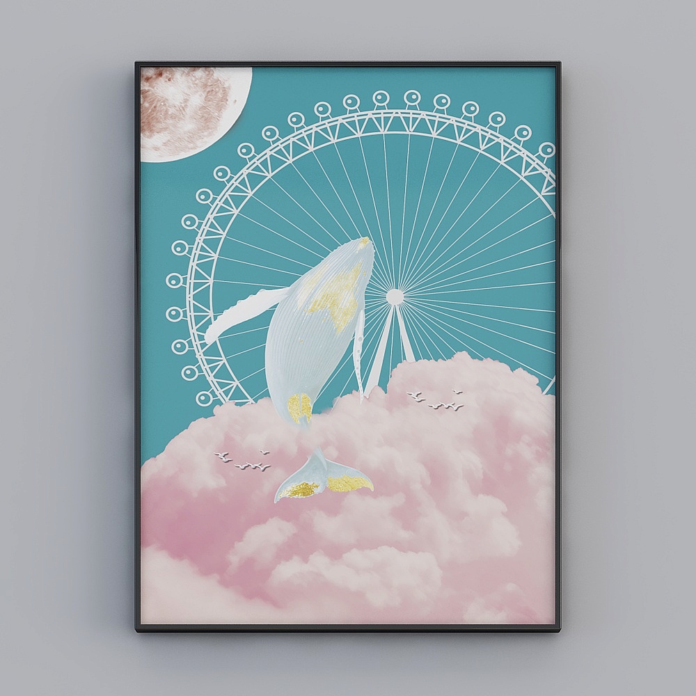 Glorious Good Painting - Simple Modern - L-31935 - Cartoon adornment painting