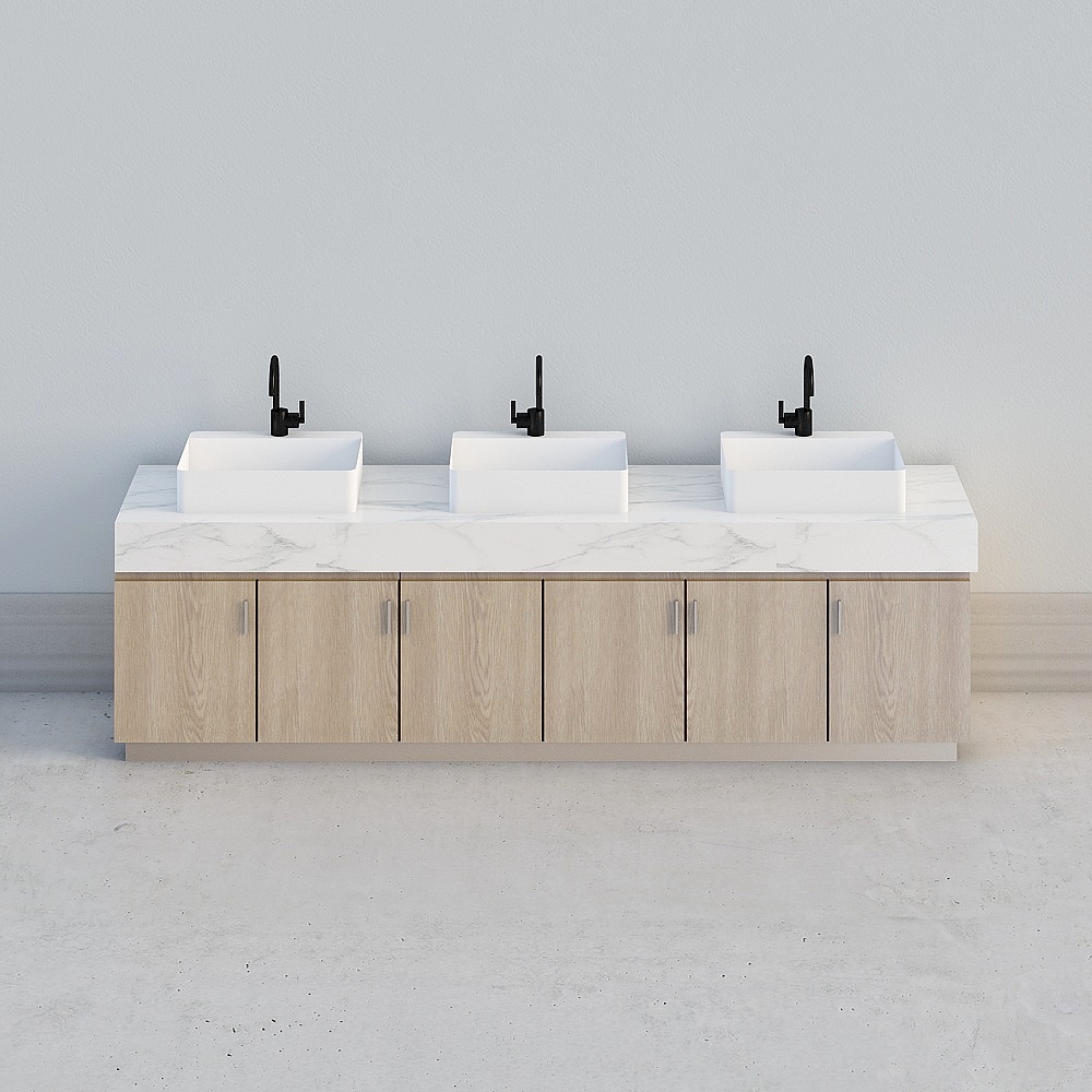 Urban Bathroom Vanity 3D model