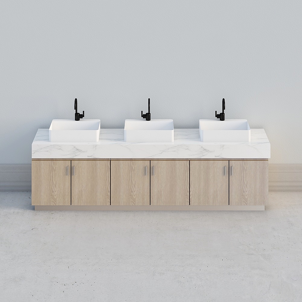 Urban Bathroom Vanity 3D model