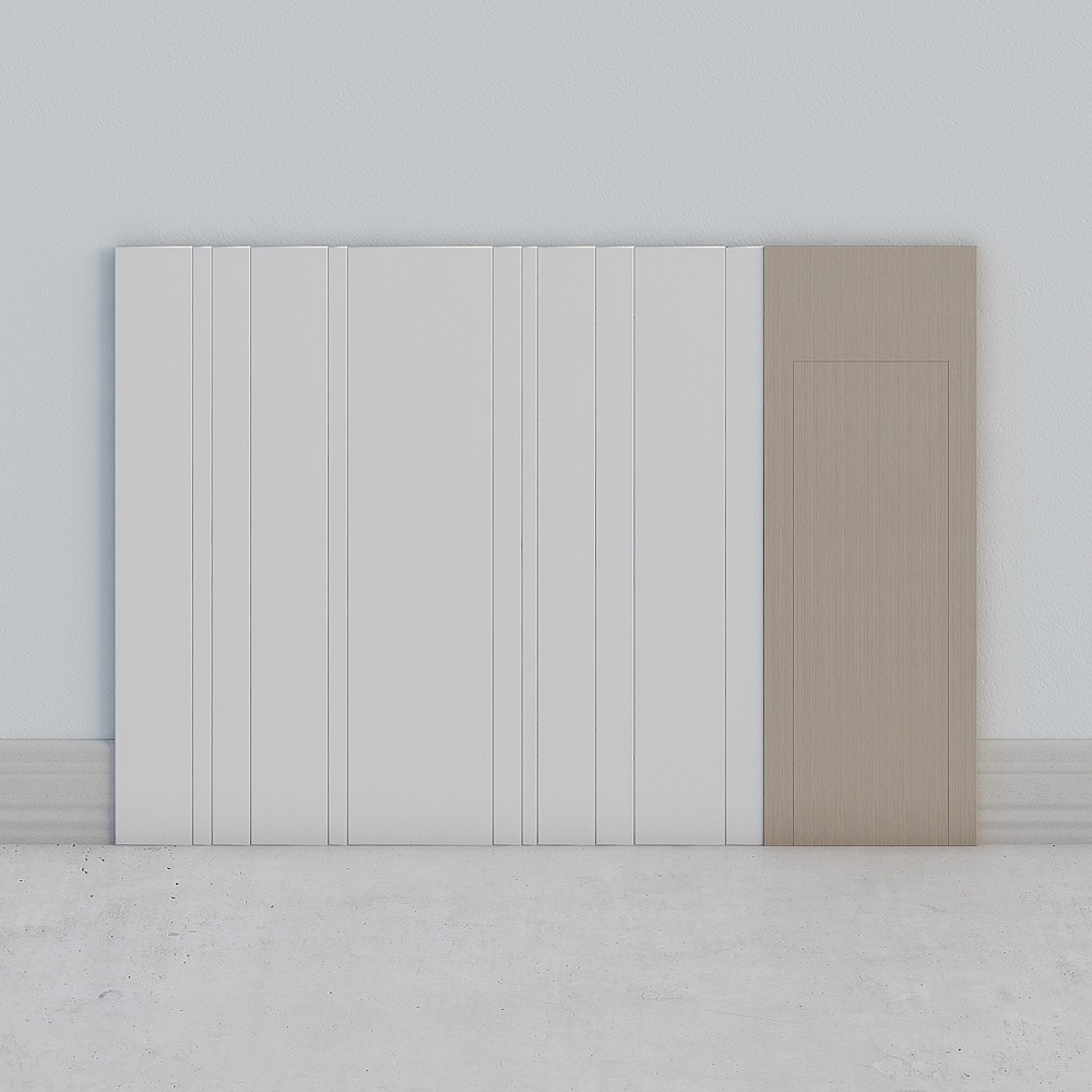 Background wall of modern bedroom