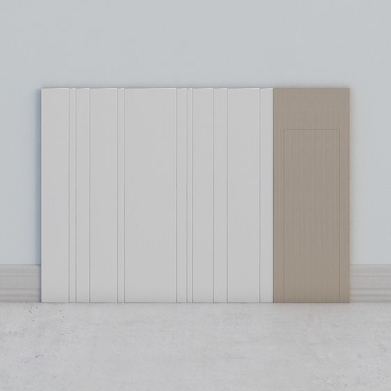 Minimalist Door Panel 3D model