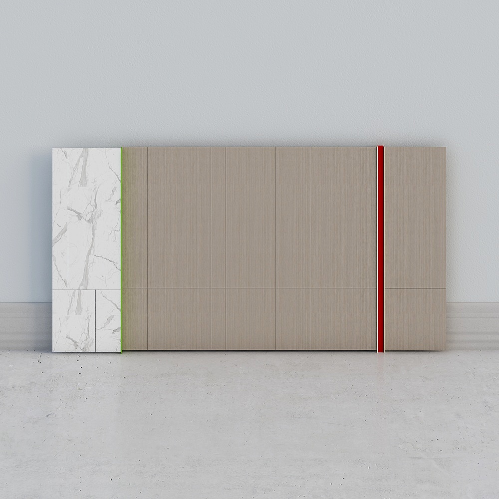 Background wall of modern bedroom