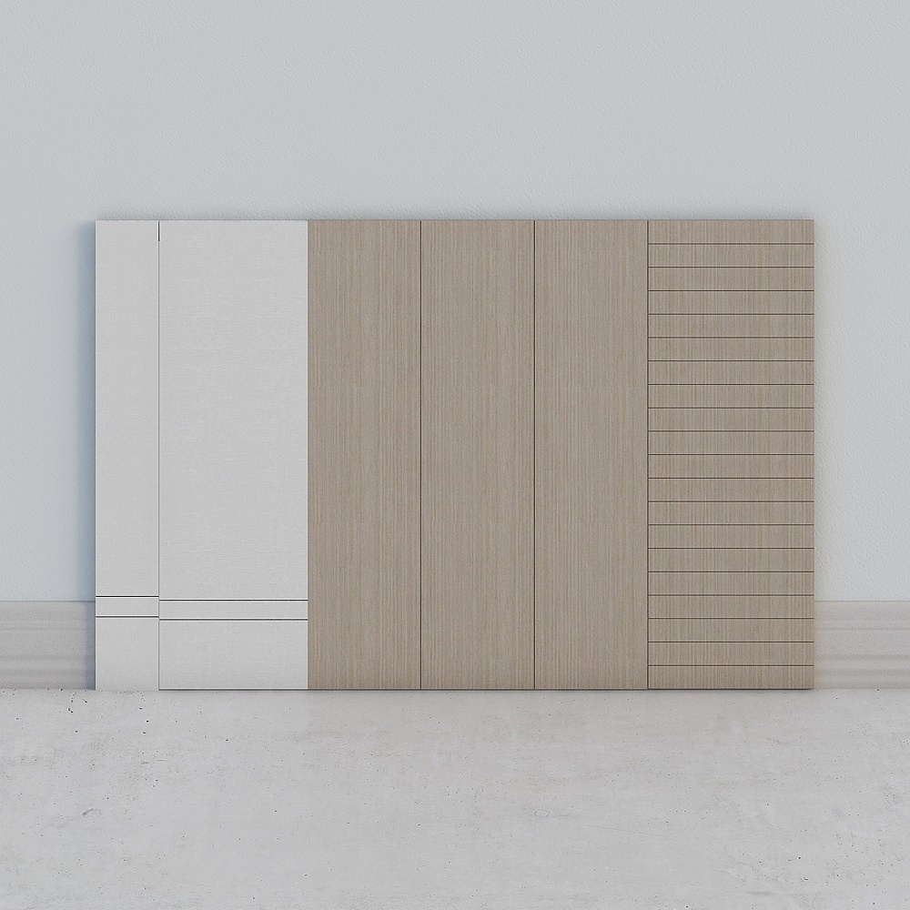 Background wall of modern bedroom