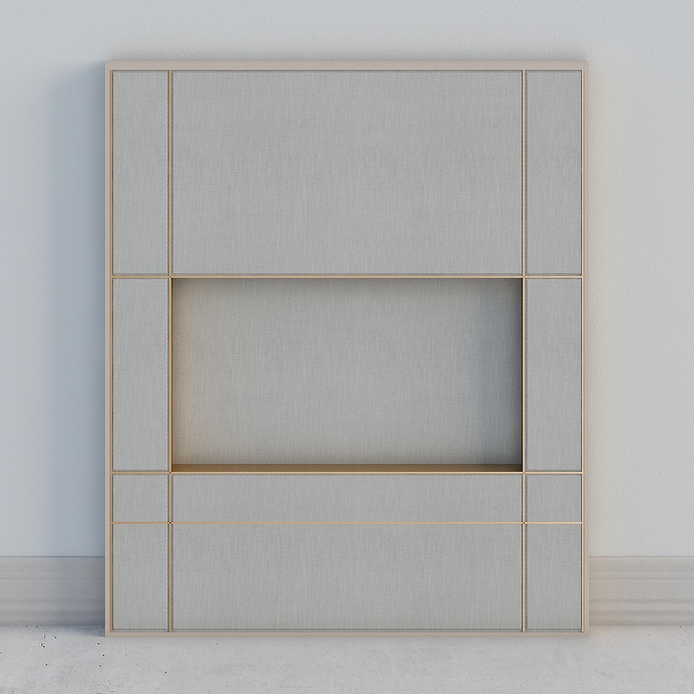 Background wall of modern bedroom