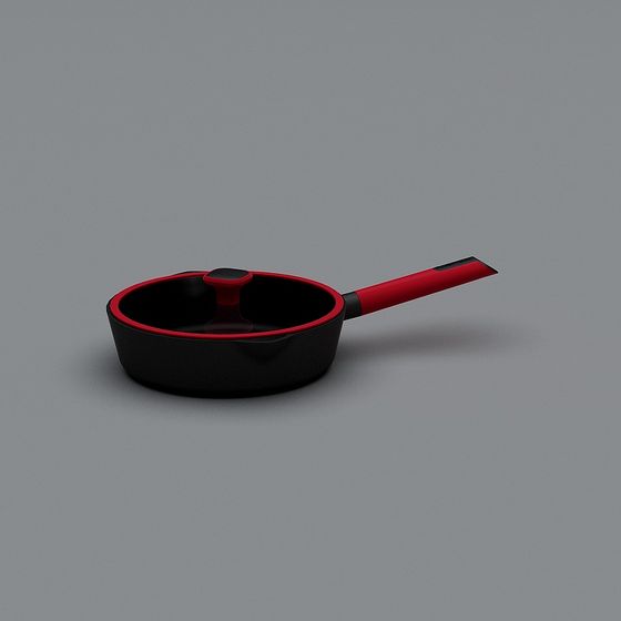 Modern Frying Pan 3D model for Kitchen Design