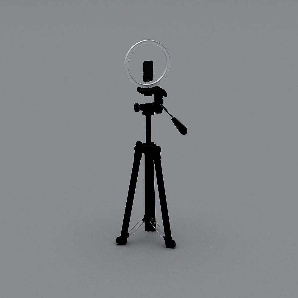 Cylindrical Light Tripod 3D model
