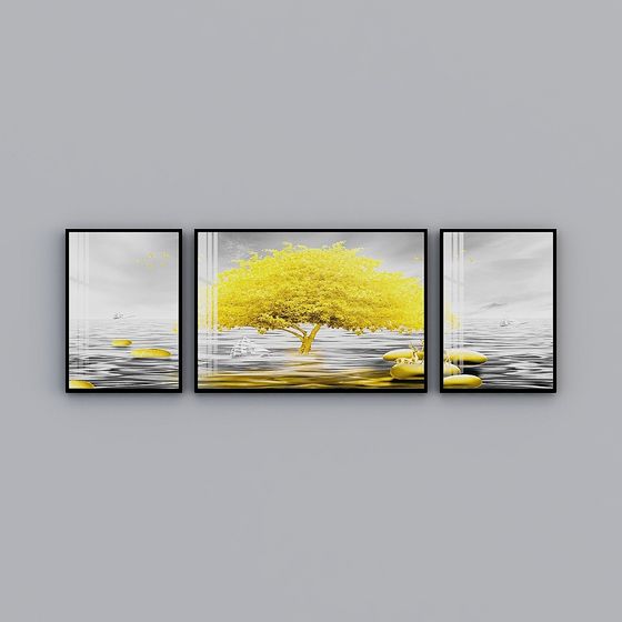 Golden Tree 3D model - Nature's Miracle