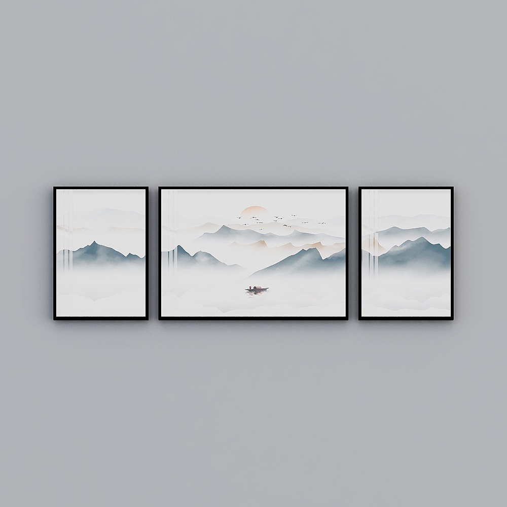 Neo-Chinese decorative landscape paintings