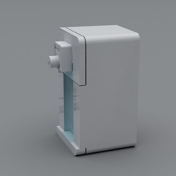Contemporary Low-Poly Water Dispenser 3D model