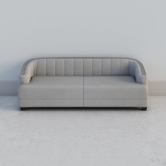 Yvonne Art Robert/Đệm Sang Trọng Sofa Vải Màu Xám Tối Giản Tựa Lưng Cong Phòng Khách Lưới 200R-9