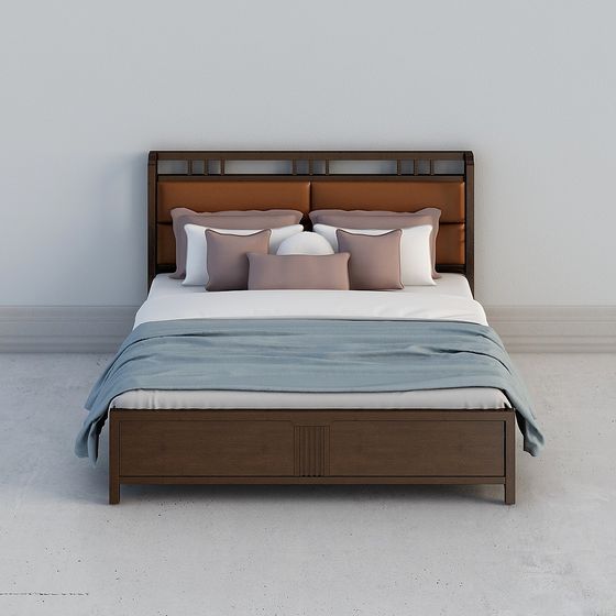 Urban Luxe Bed 3D model