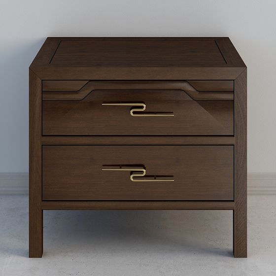 TT-SD-BG2105 침대 협탁 (황금 백단)