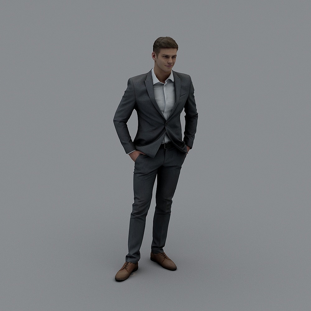 Urban Gentleman 3D Model