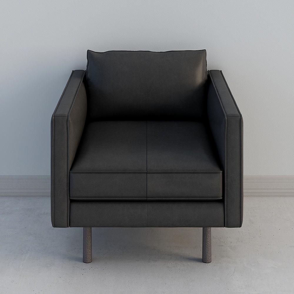 Uefa art inspired American loft industrial wind leather sofa head layer cowhide art light luxury Nordic modern simplicity