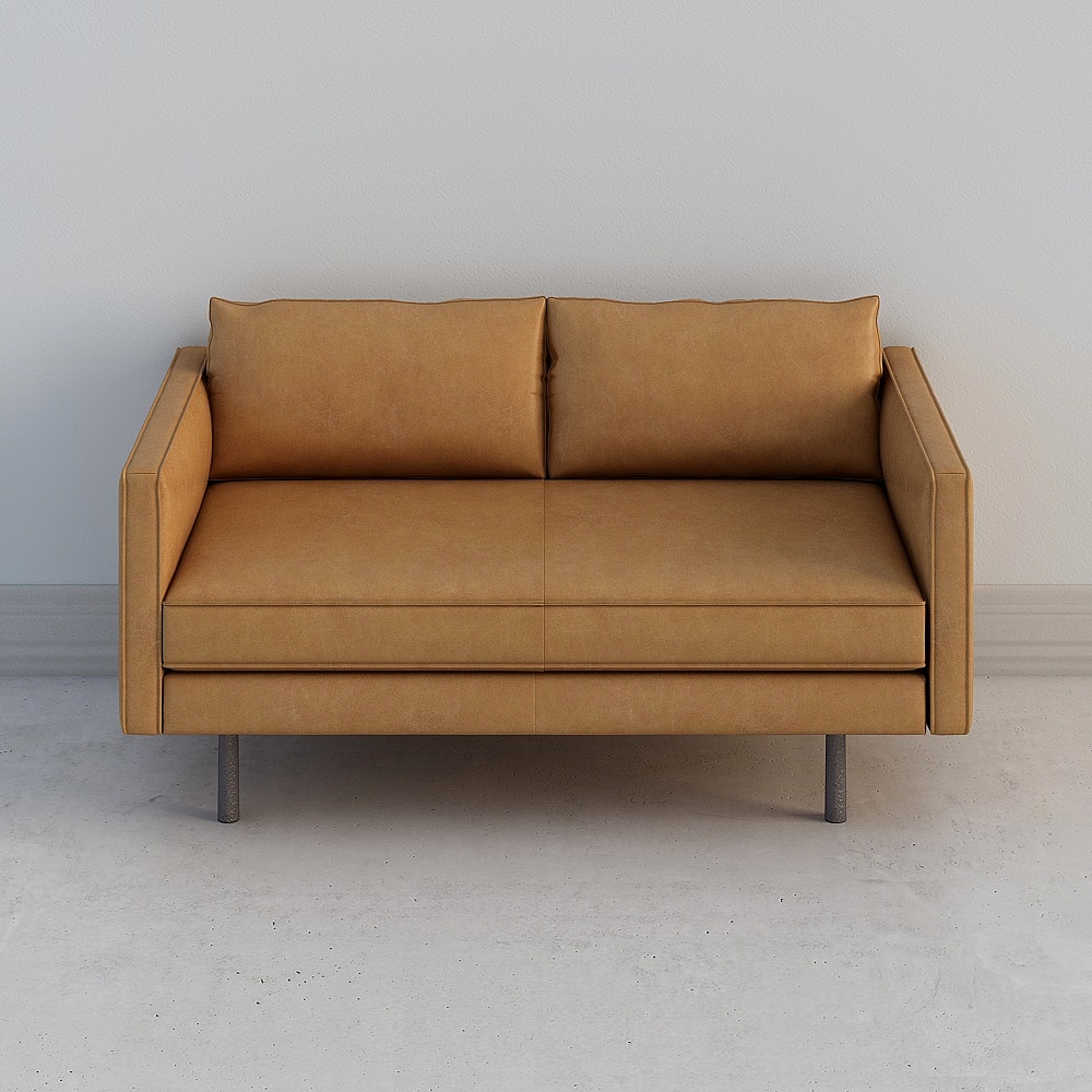 Uefa art inspired American loft industrial wind leather sofa head layer cowhide art light luxury Nordic modern simplicity