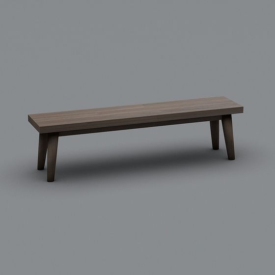 Urban Bench 3D Model for Creative Projects