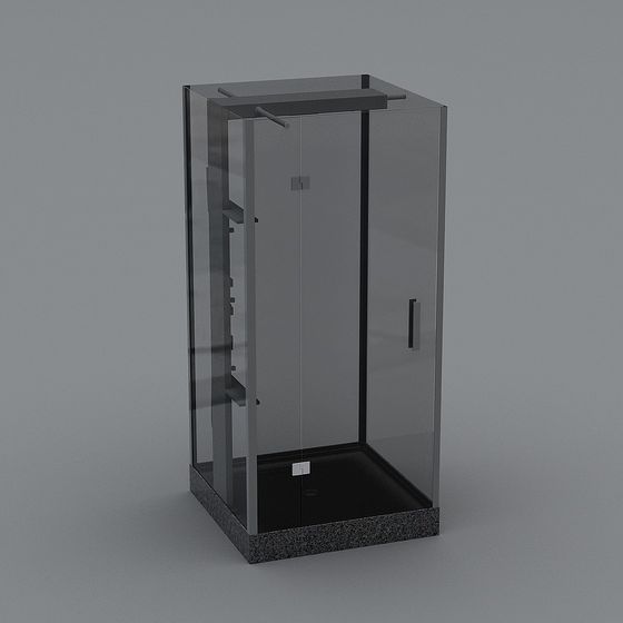 Douche rectangulaire