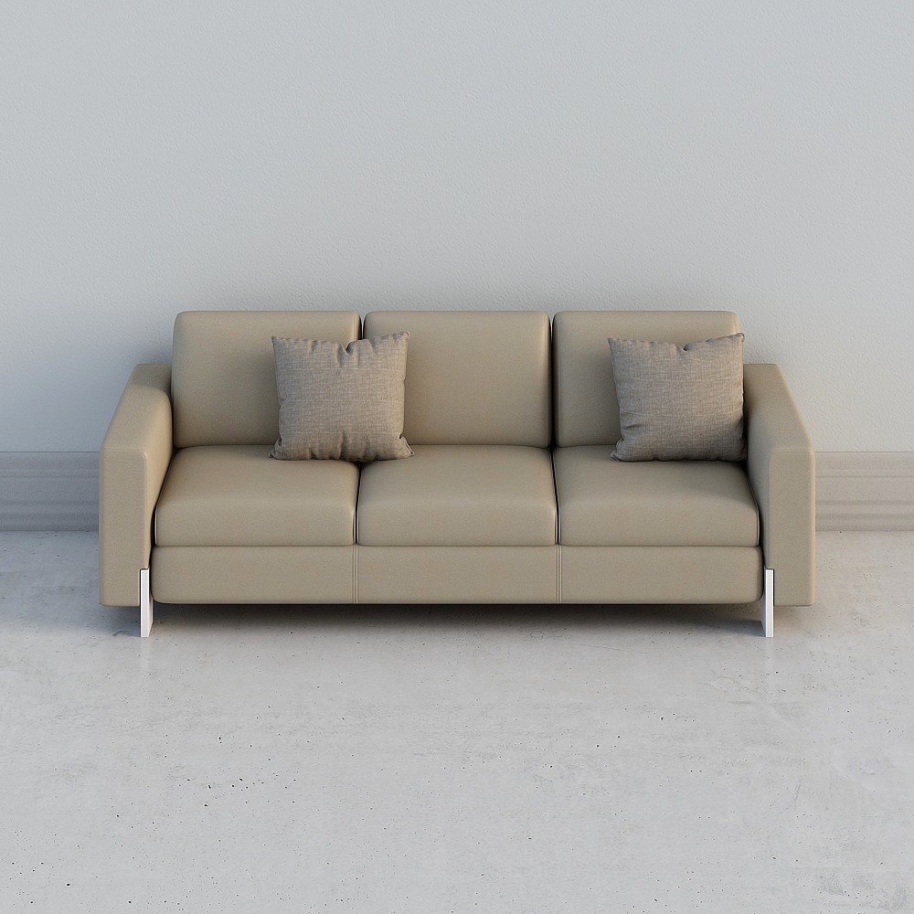 Ghế sofa ba người Zani màu be