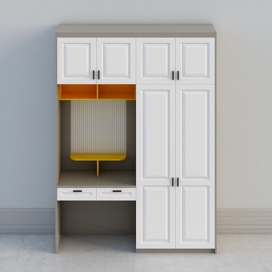 Charming Multifunctional Storage Cabinet 3D model