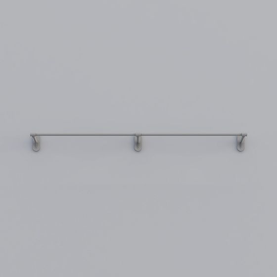 Minimalist Towel Rack 3D model