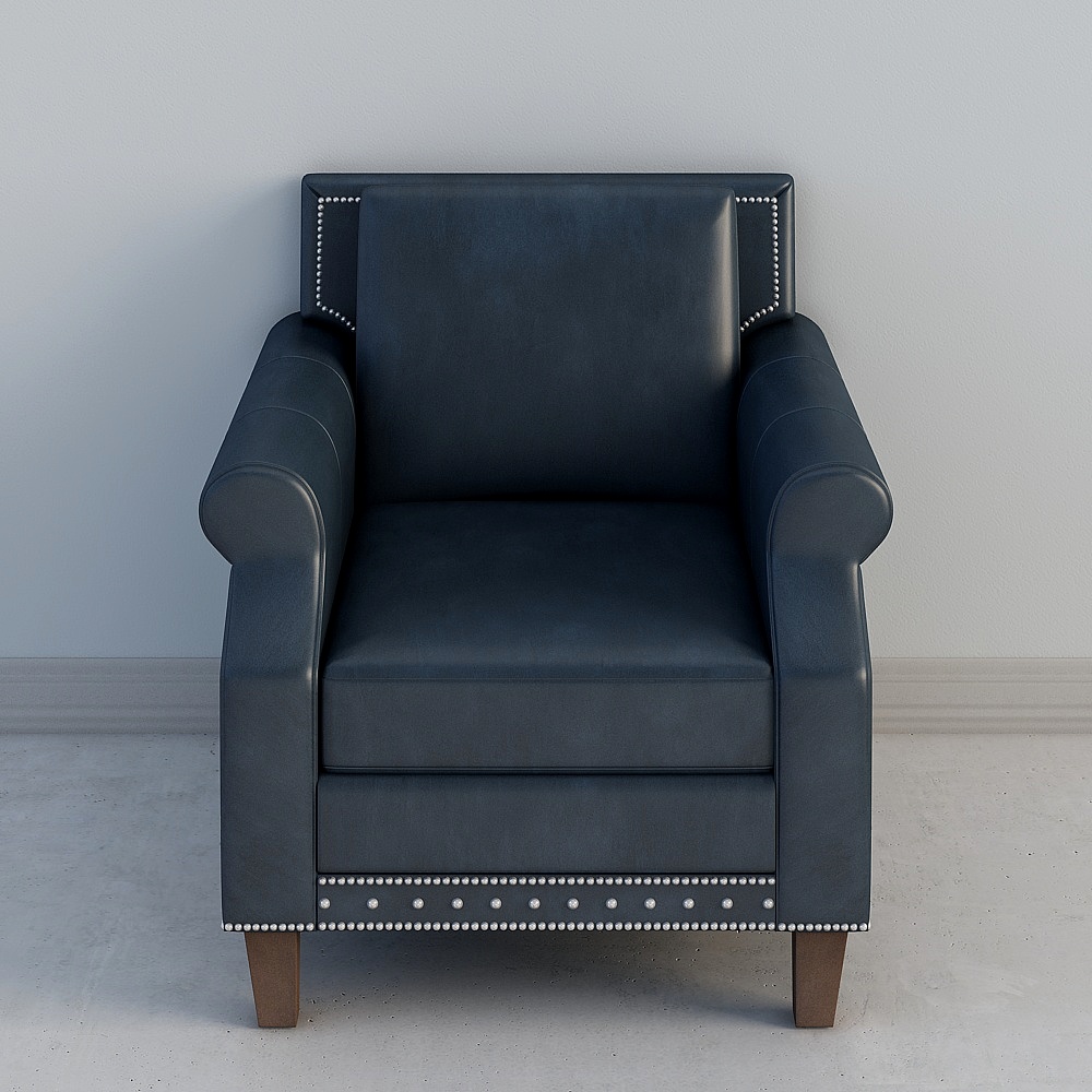 Uefa Art Luxembourg/Sala de estar americana Sofá de cuero de vaca de primer piso Cuero de familia pequeña Sala de estar de tres personas 023H-2