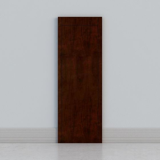 Stylish Wooden Door 3D model