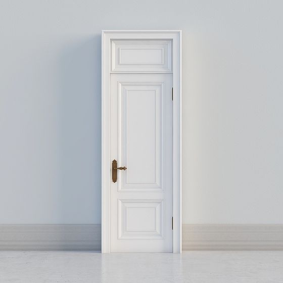 Elegant European-Style Door 3D model