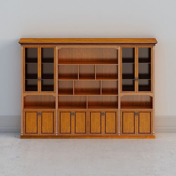 Vintage Bookshelf 3D model for Modern Interiors