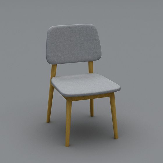 Urban Comfort Low-Poly Chair 3D model