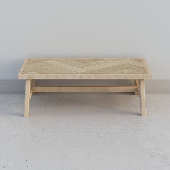 Herringbone Coffee Table 3D model