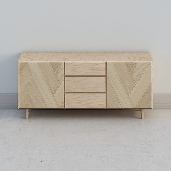 City Light TV Stand 3D model