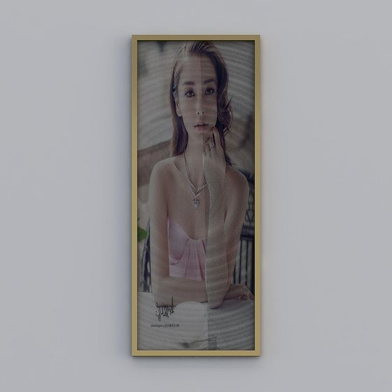 Elegant Portrait 3D model for Modern Design