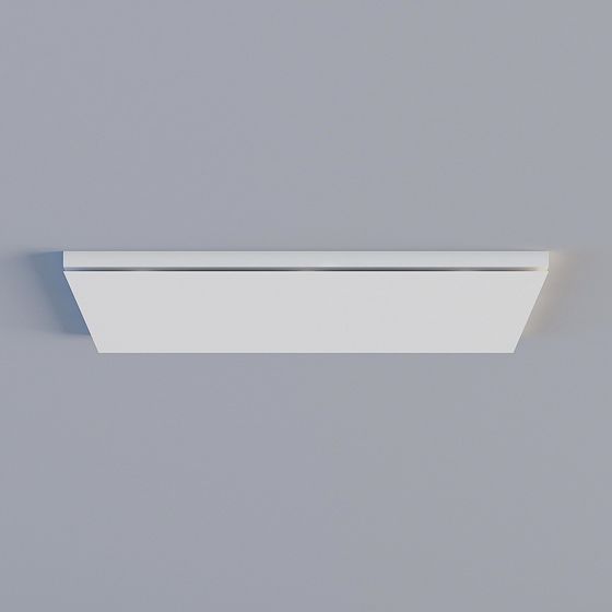 Minimalist Wall Shelf 3D model