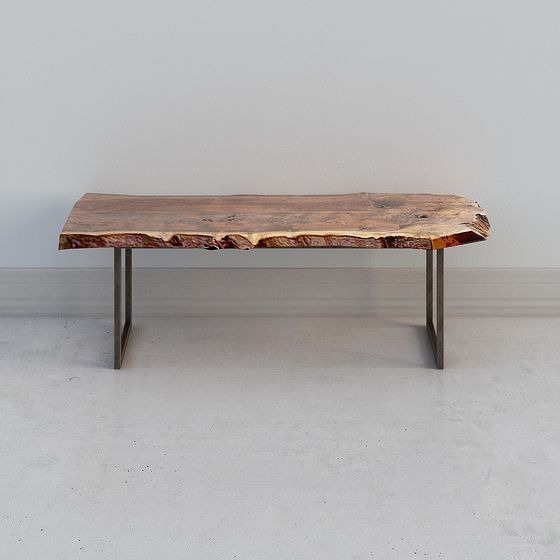 Live Edge Coffee Table 3D model