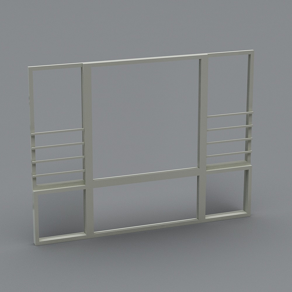 Urban Window Frame 3D model
