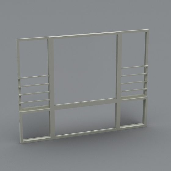 Urban Window Frame 3D model