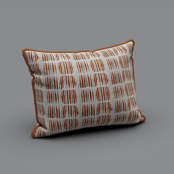 Stylish Low-Poly Pillow 3D Model for Modern Interiors