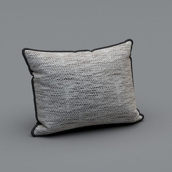 Geometric Pattern Pillowcase 3D model